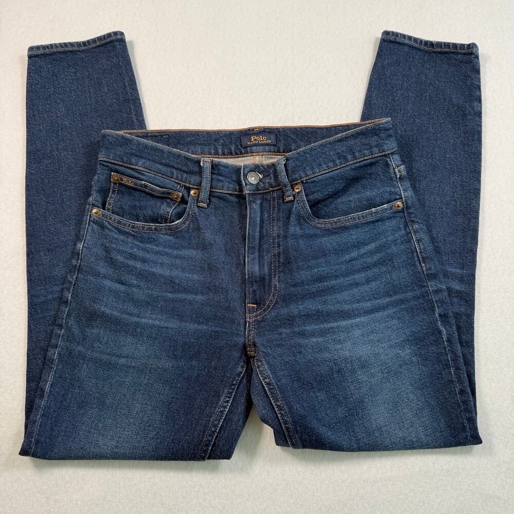 Polo Ralph Lauren Mid Rise Skinny Jeans Dark Wash size 28R